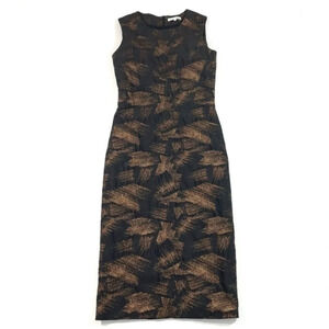 Lagi Nadeau Sleeveless Midi Sheath Dress Size 4